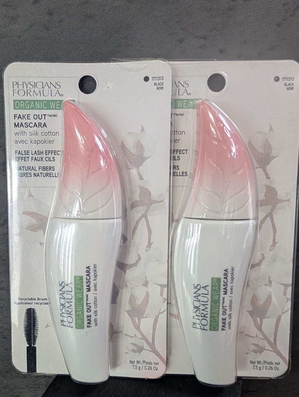 Physicians Formula Organic Wear Fake Out Mascara Black 2 Pack